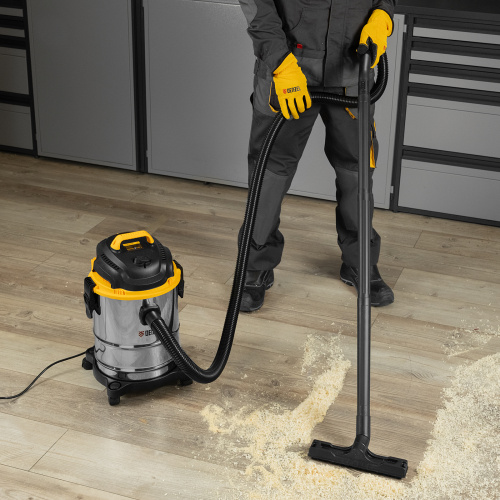 Пылесос строительный SVC15, 1200 Вт, бак 15 л, шланг 2 м Denzel по ценам производителя в Москве с доставкой по всей России