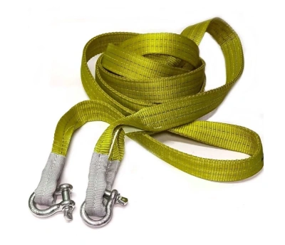 Буксир текстильный ленточный TOR БТЛ 7,0 т 6,0 м (скоба-скоба)