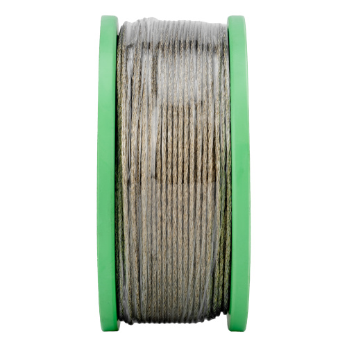 Трос металлополимерный прозрачный ПР-3.0, толщина 3.0 мм, катушка 200 метров Сибртех по ценам производителя в Москве с доставкой по всей России