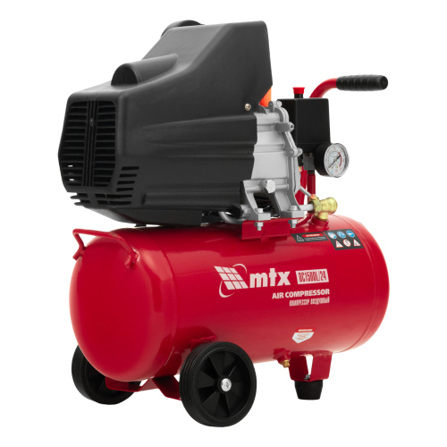 Компрессор воздушный DC1500L/24, 1,5 кВт, 24 л, 210 л/мин MTX по ценам производителя в Москве с доставкой по всей России