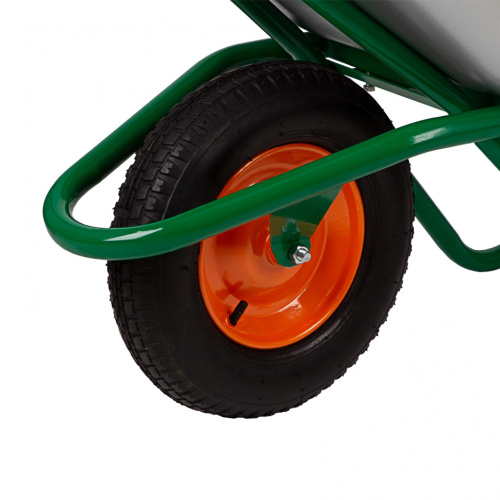 Тачка садово-строительная, усиленная, грузоподъемность 200 кг, объем 90 л по ценам производителя в Москве с доставкой по всей России