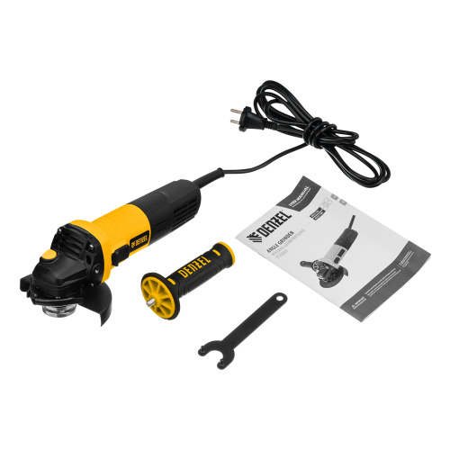 Машина шлифовальная угловая AG115-750, 750 Вт, 115 мм, 11000 об/мин Denzel по ценам производителя в Москве с доставкой по всей России