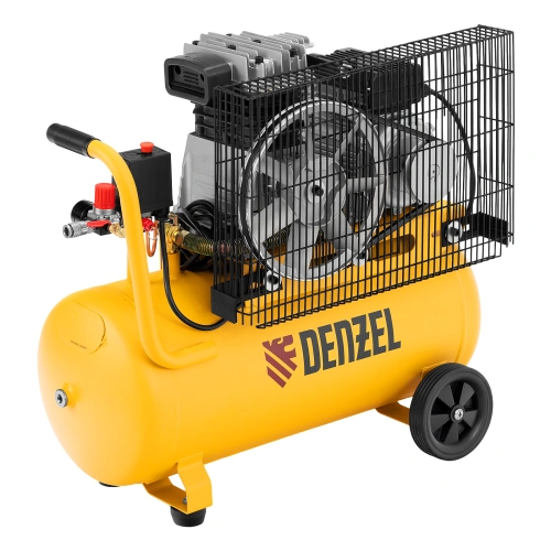 Компрессор воздушный BCI2300/50, ременный привод, 2.3 кВт, 50 литров, 400 л/мин Denzel по ценам производителя в Москве с доставкой по всей России