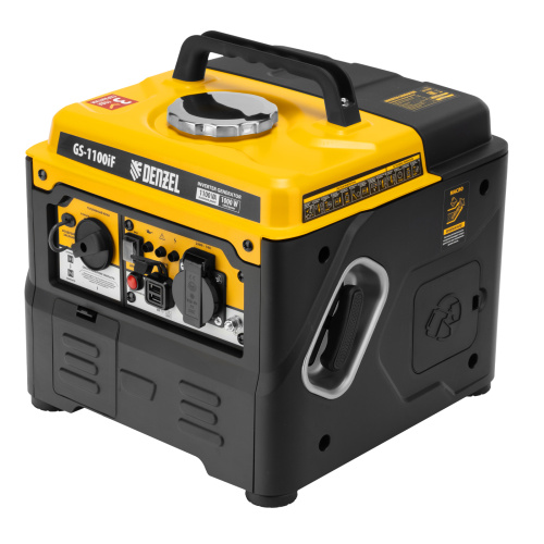 Генератор инверторный GS-1100iF, 1,1 кВт, 230 В, ручной старт DENZEL по ценам производителя в Москве с доставкой по всей России