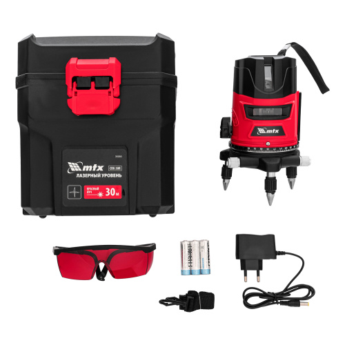 Лазерный уровень CRX-30R, 30 м, красный луч, батарейки, резьба 5/8" MTX по ценам производителя в Москве с доставкой по всей России
