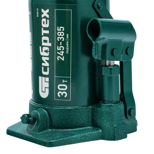 Домкрат гидравлический бутылочный, 30 т, 245-385 мм Сибртех по ценам производителя в Москве с доставкой по всей России