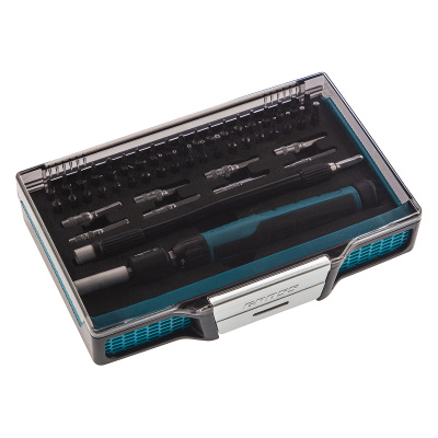 Отвертка с набором бит и торцевых головок для точных работ, гибкий привод, 48 шт, CrMo Gross по ценам производителя в Москве с доставкой по всей России