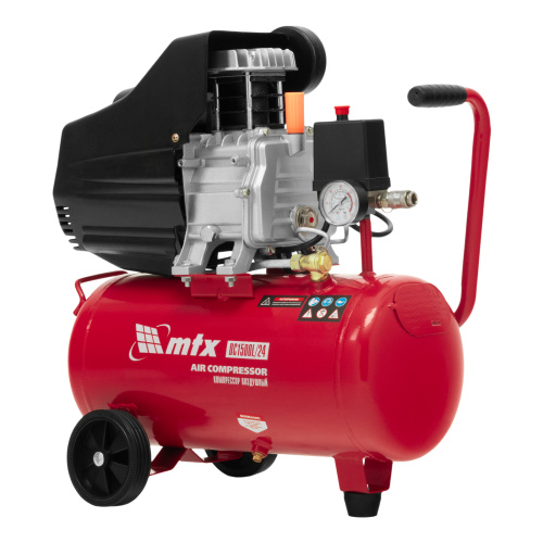 Компрессор воздушный DC1500L/24, 1,5 кВт, 24 л, 210 л/мин MTX по ценам производителя в Москве с доставкой по всей России