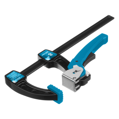 Струбцина реечная быстрозажимная 8, металлический корпус, рычажный храповой механизм, 200 мм Gross по ценам производителя в Москве с доставкой по всей России