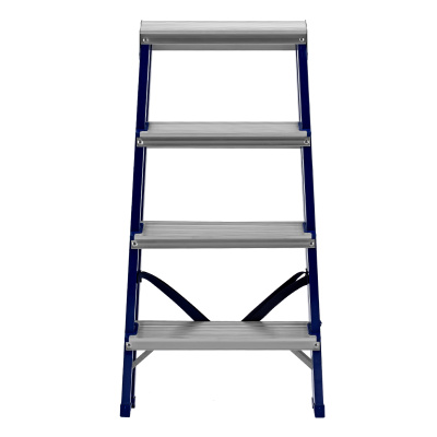 Стремянка двусторонняя 4 ступени, стальная, Сибртех по ценам производителя в Москве с доставкой по всей России