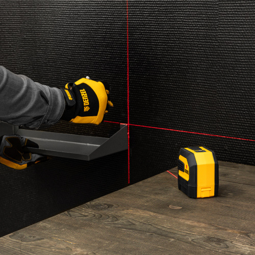 Лазерный уровень LX 02 Red, 20 м, 635 нм, резьба 1/4" Denzel по ценам производителя в Москве с доставкой по всей России