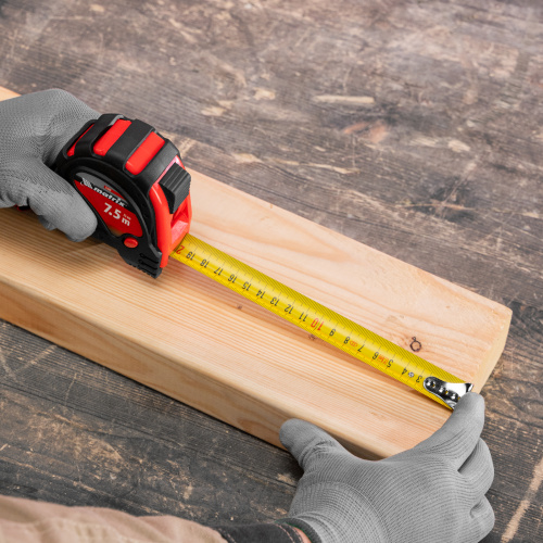 Рулетка Status Magnet 3 fixations,7,5 м х 25 мм,обрезиненный корпус,зацеп с магнитом Matrix по ценам производителя в Москве с доставкой по всей России