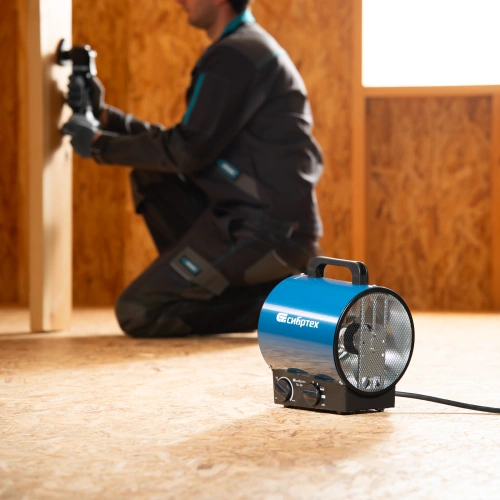 Тепловая пушка ТВ-3М (тепловентилятор), 230 В, 3 режима: вентилятор/1500 Вт /3000 Вт Сибртех по ценам производителя в Москве с доставкой по всей России