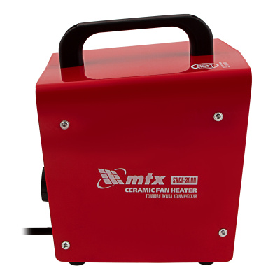 Тепловая пушка керамическая SHCL-3000, квадратная, 230 В, 480 м3/ч, 1/3 кВт MTX по ценам производителя в Москве с доставкой по всей России