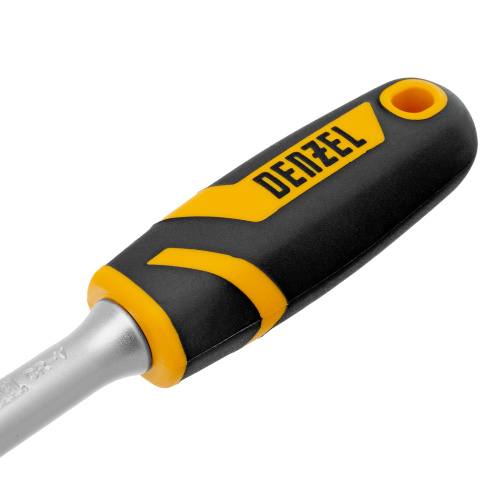 Ключ-трещотка 1/2", 90 зубьев, с быстрым сбросом, CrV Denzel по ценам производителя в Москве с доставкой по всей России