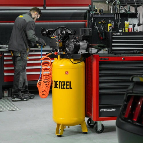 Компрессор воздушный BCV2200/100V, ременный привод , 2.3 кВт, 100 литров, 440 л/мин Denzel по ценам производителя в Москве с доставкой по всей России