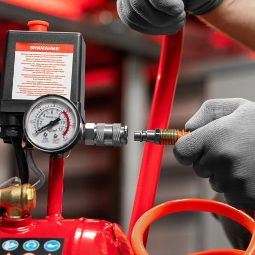 Компрессор воздушный DC1500L/24, 1,5 кВт, 24 л, 210 л/мин MTX по ценам производителя в Москве с доставкой по всей России