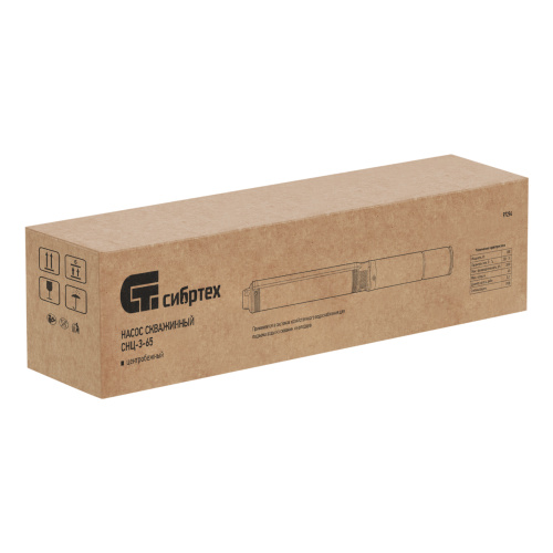 Скважинный насос CНЦ-3-65, центробежный, диаметр 3", 800 Вт, 2800 л/ч, напор 65 м Сибртех по ценам производителя в Москве с доставкой по всей России