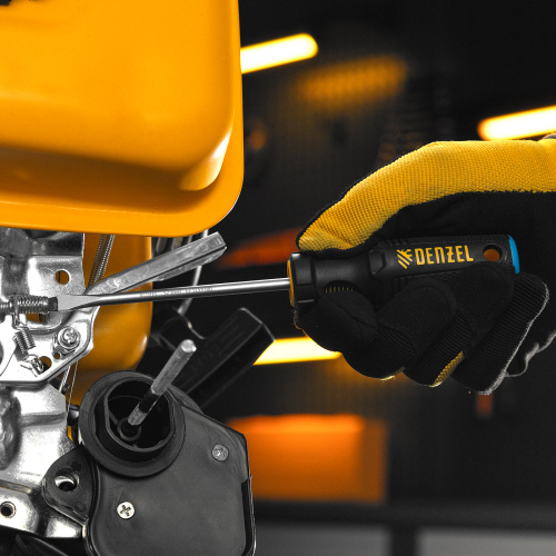 Отвертка, SL5x100 мм, S2, 3к рукоятка Denzel по ценам производителя в Москве с доставкой по всей России