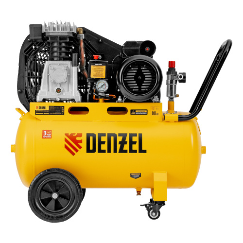 Компрессор воздушный рем. привод BCI 2100/50, 2,1 кВт, 50 литров, 400 л/мин Denzel по ценам производителя в Москве с доставкой по всей России