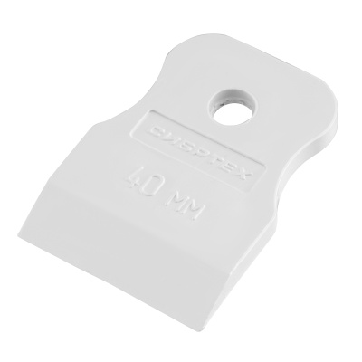 Шпатель, белая резина, 40 мм Сибртех по ценам производителя в Москве с доставкой по всей России