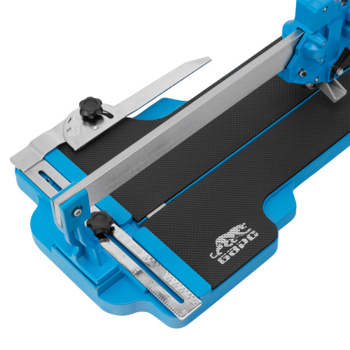 Плиткорез ручной монорельсовый 600 х 14 мм, ходовая каретка, 9/4 регулировка подшипников, литая станина Барс по ценам производителя в Москве с доставкой по всей России