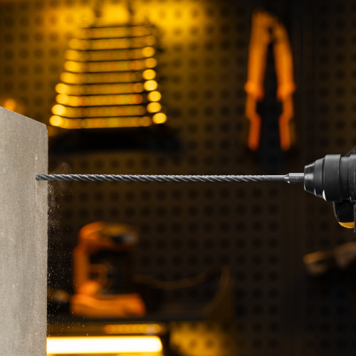 Бур по бетону, цельная крестовая пластина, 6x315 мм, SDS PLUS Denzel по ценам производителя в Москве с доставкой по всей России