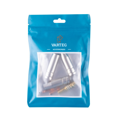 Varteg Набор комплектующих MIG-15 (2 наконечника, 3 сопла, 1 спираль к соплу, 1 диффузор газ., для серии UnoMig-15/MB-15AK/TBI-150/ERGOPLUS 15, пр-во FoxWeld/КНР) купить в Москве с доставкой по всей России | ProtosMarket.ru