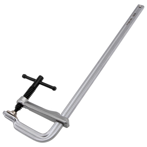 Струбцина F-образная, 100x400мм, кованая Denzel по ценам производителя в Москве с доставкой по всей России