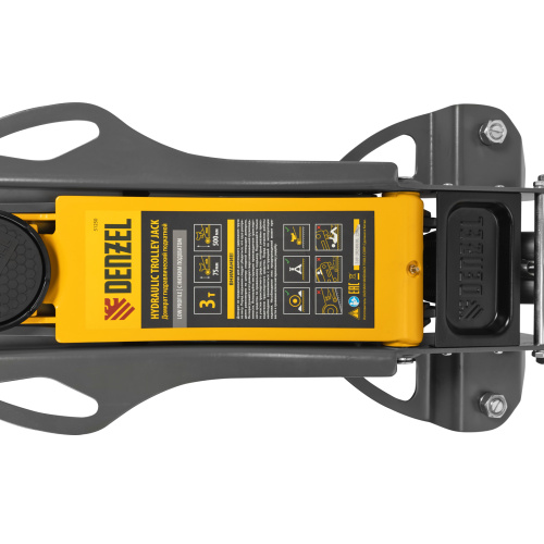 Домкрат гидравлический подкатной, 3 т, 75-500 мм, быстрый подъем, низкий подхват, проф. Denzel по ценам производителя в Москве с доставкой по всей России