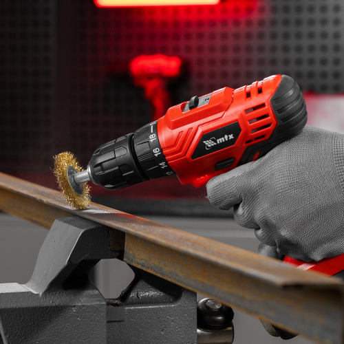 Набор щеток для дрели, 3 шт, 3 плоские, 50-63-75 мм, со шпильками, металлические Matrix по ценам производителя в Москве с доставкой по всей России