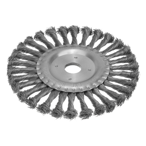 Щетка для УШМ 175 мм, посадка 22.2 мм, плоская, крученая проволока 0.5 мм Matrix по ценам производителя в Москве с доставкой по всей России