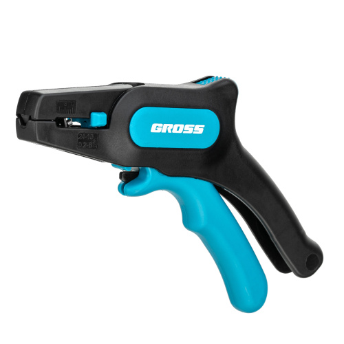 Щипцы для зачистки электропроводов 0.2-6 мм2 (10-24 AWG) лезвие: нержавеющая сталь Gross по ценам производителя в Москве с доставкой по всей России