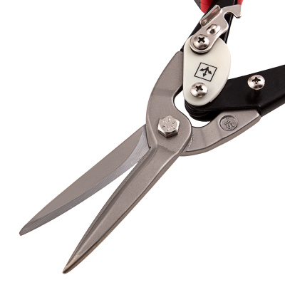 Ножницы по металлу, удлиненные, 290 мм, прямой рез, CrMo, двухкомпонентные обрезиненные рукоятки, PRO Matrix по ценам производителя в Москве с доставкой по всей России