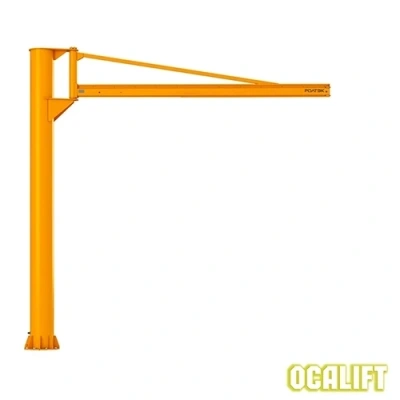 Кран консольный поворотный на колонне ручной 1000кг стрела 3м высота 4м купить в Москве с доставкой по всей России | ProtosMarket.ru