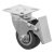 Колесо поворотное с тормозом D 50 мм, крепление  платформенное Сибртех по ценам производителя в Москве с доставкой по всей России