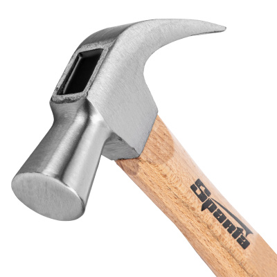 Молоток-гвоздодер, 650 г, боек 32 мм, деревянная рукоятка Sparta по ценам производителя в Москве с доставкой по всей России