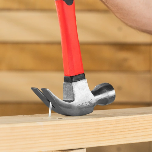 Молоток-гвоздодер optimal, 450 г, фибергласовая обрезиненная рукоятка Matrix по ценам производителя в Москве с доставкой по всей России