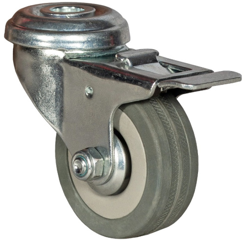 Колесо аппаратное с тормозом под болт М12 120 мм - SChgb 55 по ценам производителя в Москве с доставкой по всей России