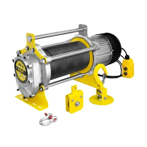 Лебедка строительная TSA 300/600кг 100м 380в СКОРОСТНАЯ по ценам производителя в Москве с доставкой по всей России