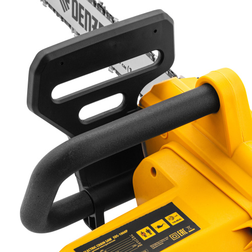 Пила цепная электрическая EDS-1800P, 1.8 кВт,поперечная, шина 40 см, шаг 3/8, паз 1.3 мм, 57 звеньев Denzel по ценам производителя в Москве с доставкой по всей России