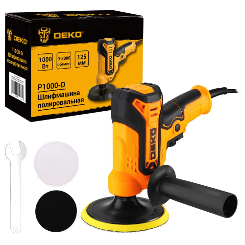 Шлифмашина полировальная сетевая DEKO P1000-D, 125мм, 1000 Вт по ценам производителя в Москве с доставкой по всей России