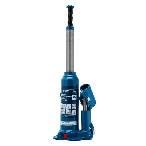 Домкрат гидравлический бутылочный, 2 т, h подъема 178-338 мм Stels по ценам производителя в Москве с доставкой по всей России