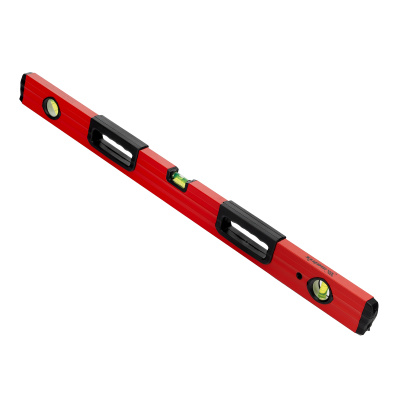 Уровень алюминиевый, 800 мм, фрезерованный, 3 глазка, две эргономичные ручки Matrix по ценам производителя в Москве с доставкой по всей России