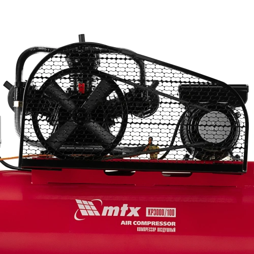 Компрессор воздушный ременный привод КР3000/100  3,0 кВт, 100 литров, 510 л/мин МТХ по ценам производителя в Москве с доставкой по всей России