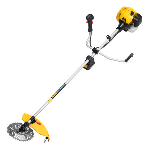 Триммер бензиновый DT-43E, 43 см3, неразъемная штанга, электростартер, состоит из 2 частей Denzel по ценам производителя в Москве с доставкой по всей России