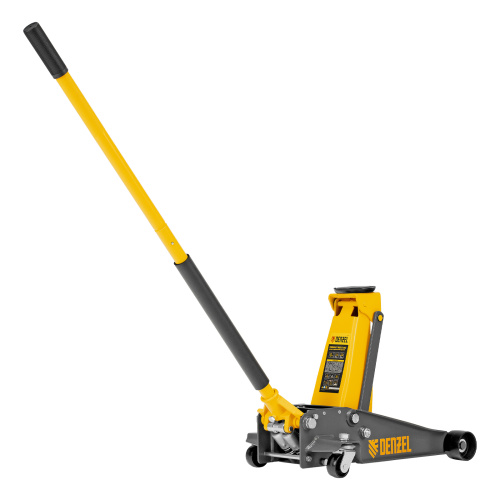 Домкрат гидравлический подкатной, 3 т, 125-470 мм, быстрый подъем, проф. Denzel по ценам производителя в Москве с доставкой по всей России