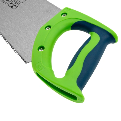 Ножовка по дереву "Зубец", 450 мм, 11 TPI, зуб 2D, каленый зуб, 2-х компонентная рукоятка Сибртех по ценам производителя в Москве с доставкой по всей России