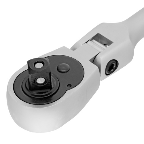 Ключ-трещотка шарнирный 1/2", СrV, 72 зуба, с быстрым сбросом, матовый хром Stels по ценам производителя в Москве с доставкой по всей России