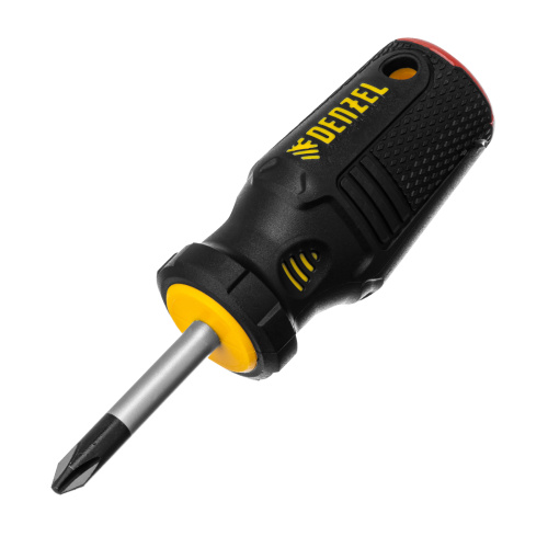 Отвертка, PH2х38 мм, S2, 3к рукоятка Denzel по ценам производителя в Москве с доставкой по всей России